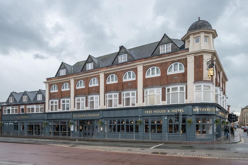 Pilgrims Progress Wetherspoon Бедфорд Екстериор снимка